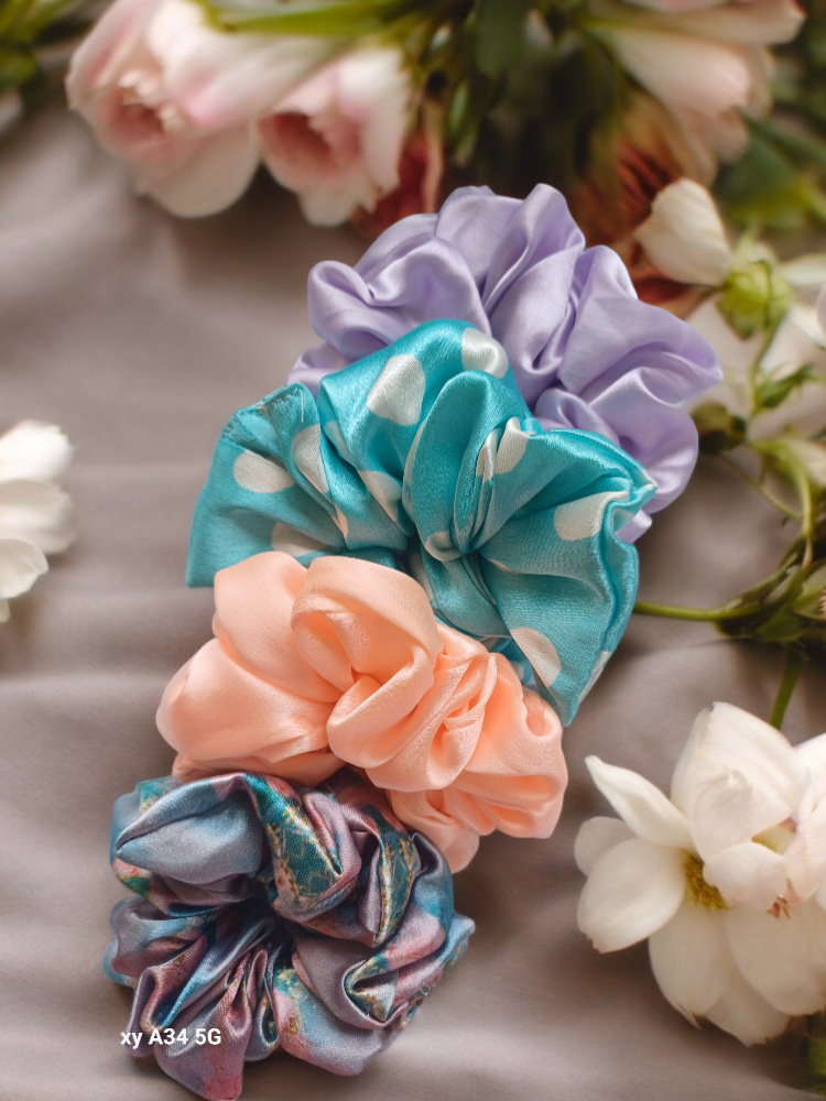 AAMER  Satin scrunchies